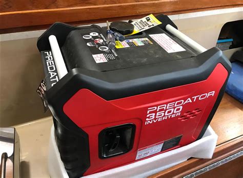 Write the product's serial number in the back of the manual near the assembly diagram (or month and year of purchase if product has no number). . Where is the serial number on a predator 3500 generator
